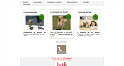 Desktop Screenshot of lespromeneursdechiens.com